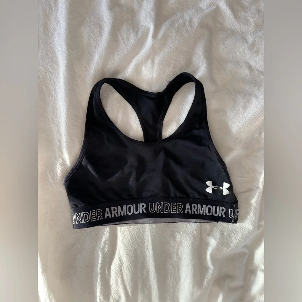 Set of 2 Under Armour Girls Sports Bra Youth Athletic Activewear